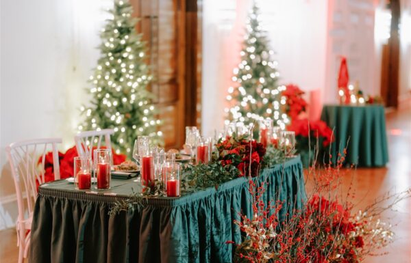 The wedding of A Christmas-Themed Wedding With Timeless Holiday Charm A Christmas-themed wedding at TillingHouse in New Jersey. Gallery 3