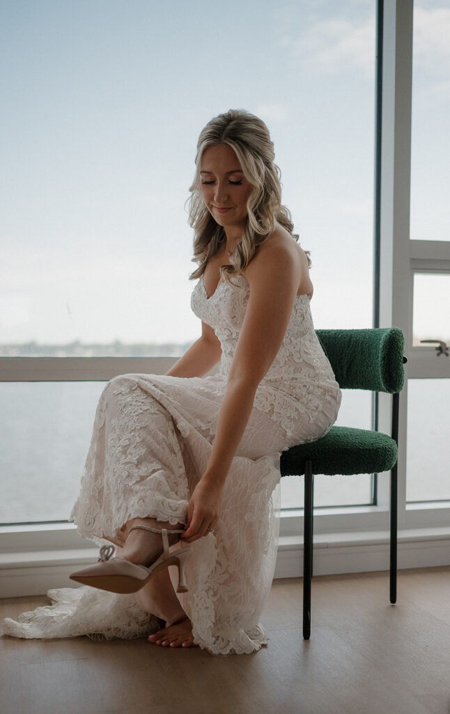 A wedding at Oyster Point Hotel in New Jersey.