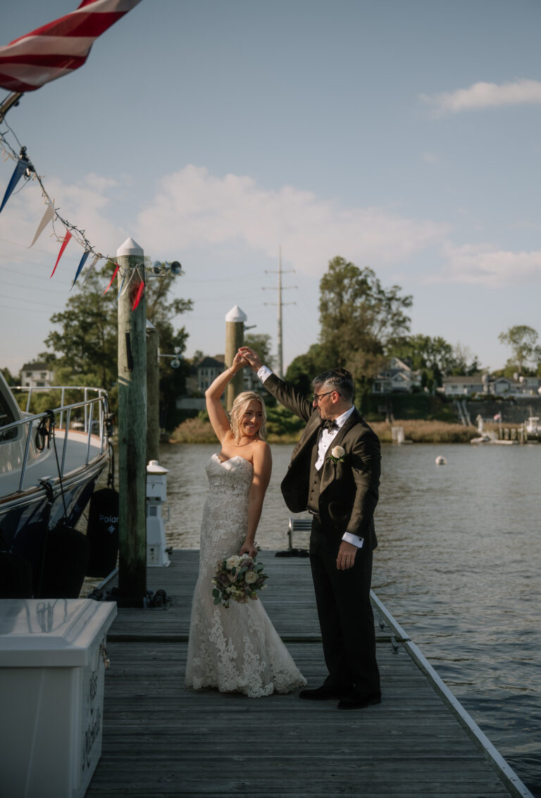A wedding at Oyster Point Hotel in New Jersey.