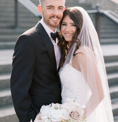 The wedding of The Sax Player Kept The Party Going at This Ballroom Wedding A wedding at the Park Avenue Club in New Jersey.