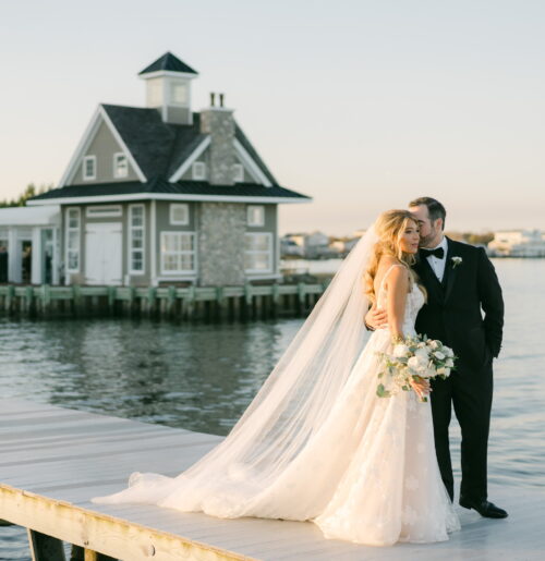 The wedding of High School Sweethearts Tie the Knot in a Minimalist Coastal-Chic Wedding