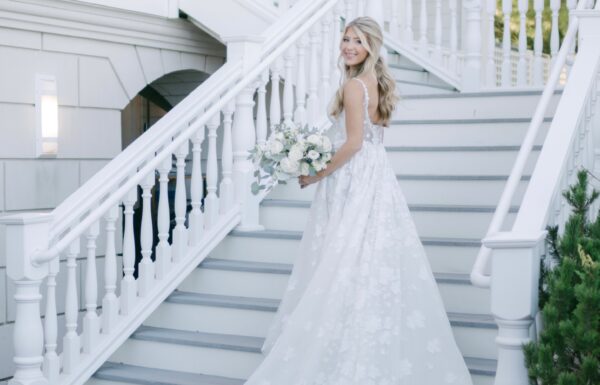 The wedding of High School Sweethearts Tie the Knot in a Minimalist Coastal-Chic Wedding Gallery 9