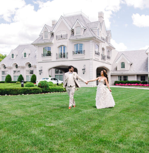 The wedding of This NJ Venue Channeled the Tuscan Estate Vibes They Wanted A Park Chateau wedding.