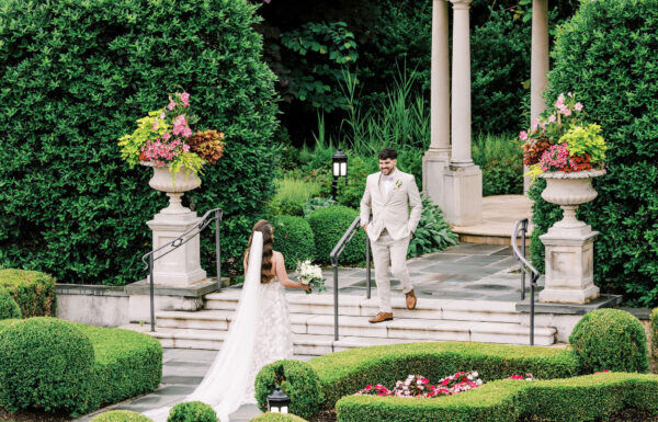 The wedding of This NJ Venue Channeled the Tuscan Estate Vibes They Wanted A Park Chateau wedding. Gallery 2