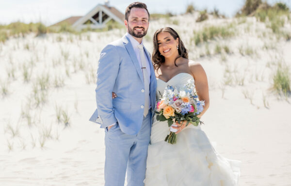 The wedding of A Coastal-Chic Wedding at a Dreamy Waterfront Property A beautiful wedding at ICONA Avalon in New Jersey. Gallery 10