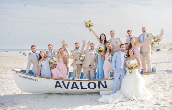 The wedding of A Coastal-Chic Wedding at a Dreamy Waterfront Property A beautiful wedding at ICONA Avalon in New Jersey. Gallery 2