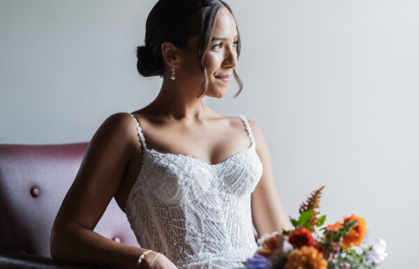 The wedding of This Couple’s Rustic Yet Coastal Venue Also Had a Greenhouse Ceremony Space A Farm on Main wedding. Gallery 1