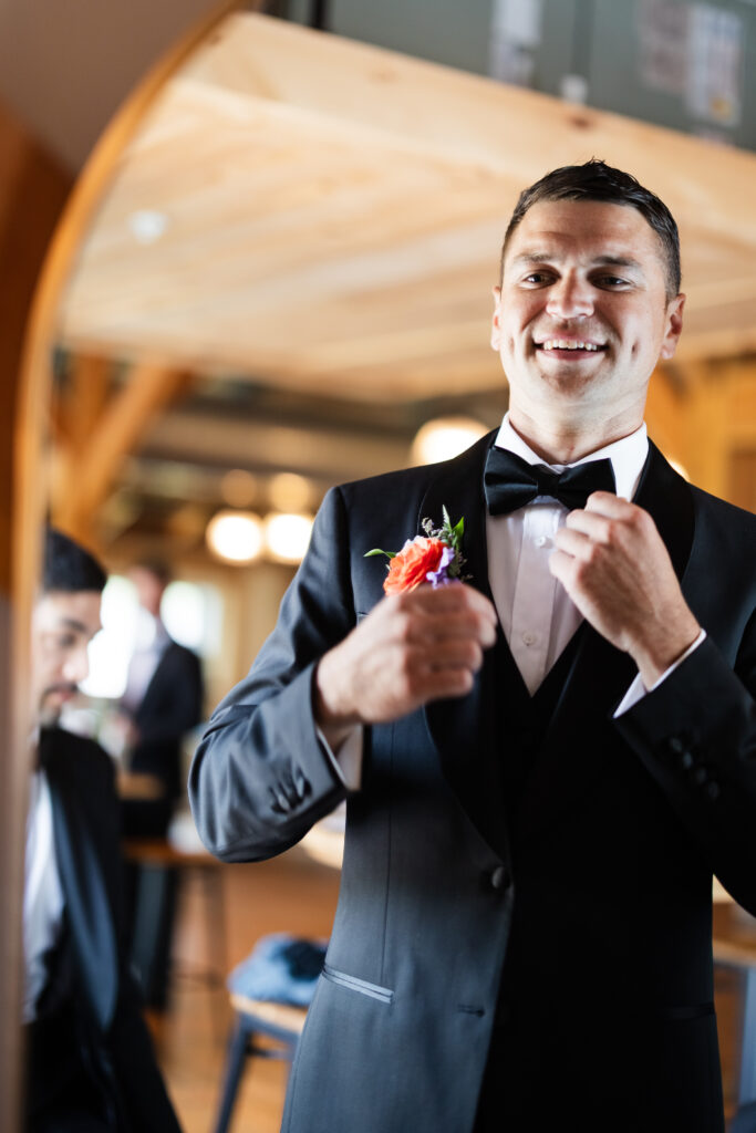 A Farm on Main wedding.