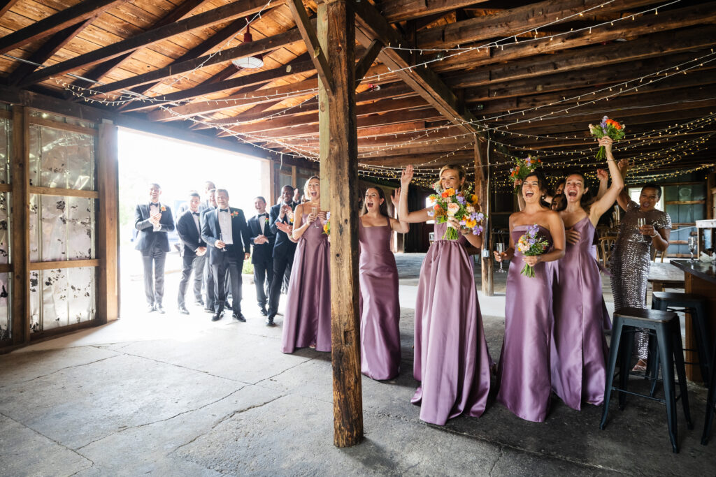 A Farm on Main wedding.