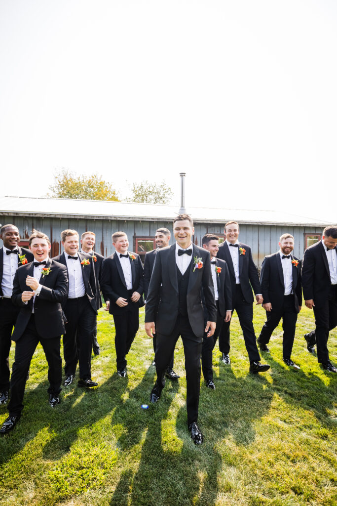 A Farm on Main wedding.