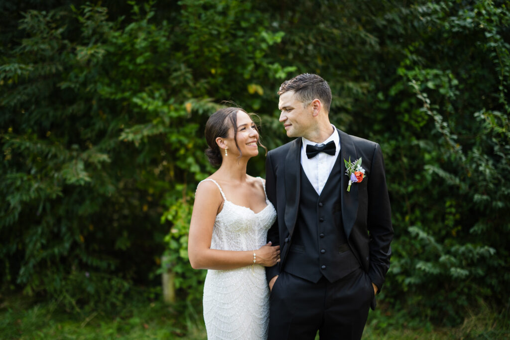 A Farm on Main wedding.