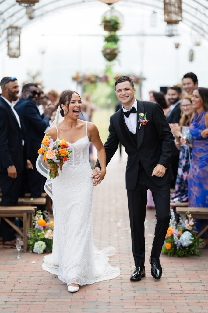 A Farm on Main wedding.