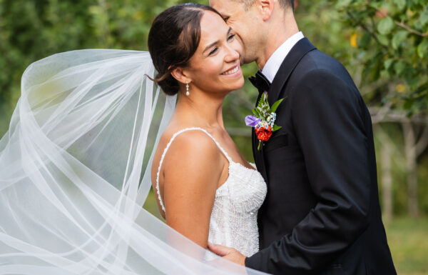 The wedding of This Couple’s Rustic Yet Coastal Venue Also Had a Greenhouse Ceremony Space A Farm on Main wedding. Gallery 12