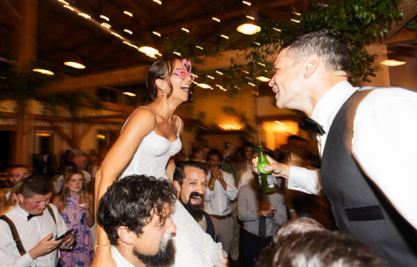 The wedding of This Couple’s Rustic Yet Coastal Venue Also Had a Greenhouse Ceremony Space A Farm on Main wedding. Gallery 15