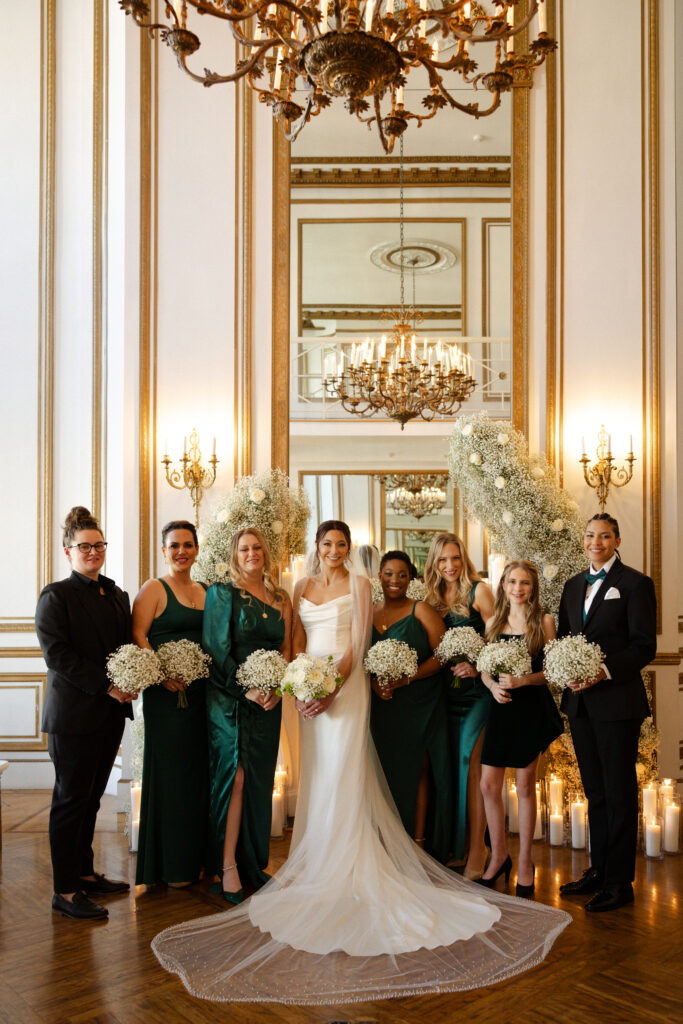 Influencer Ms. Morristown held her wedding at the James Ward Mansion in Westfield, New Jersey.