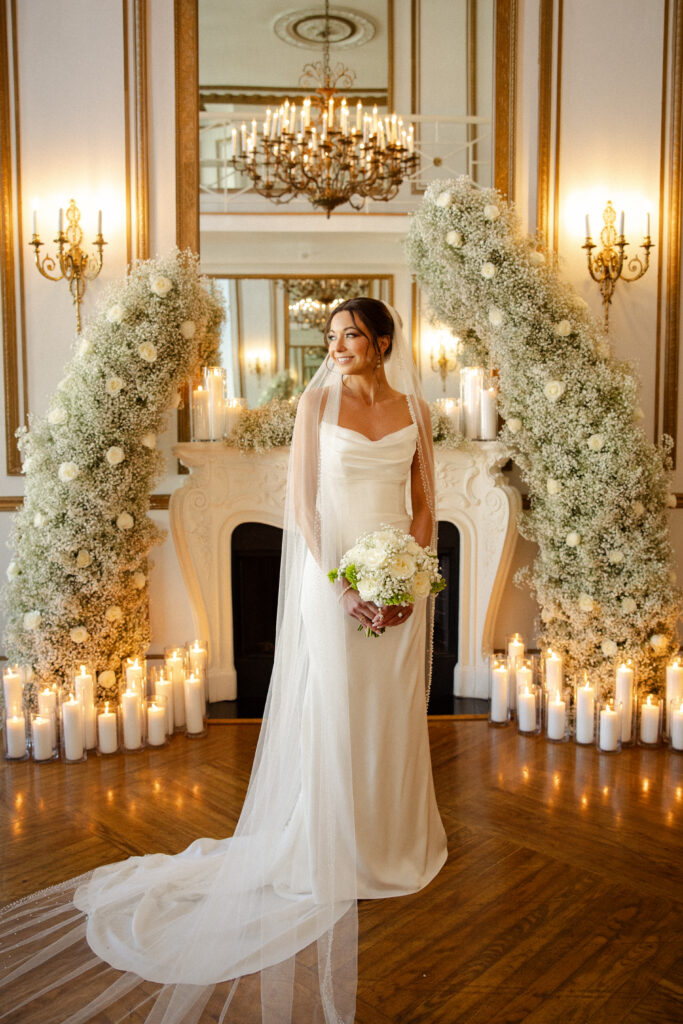 Influencer Ms. Morristown held her wedding at the James Ward Mansion in Westfield, New Jersey.
