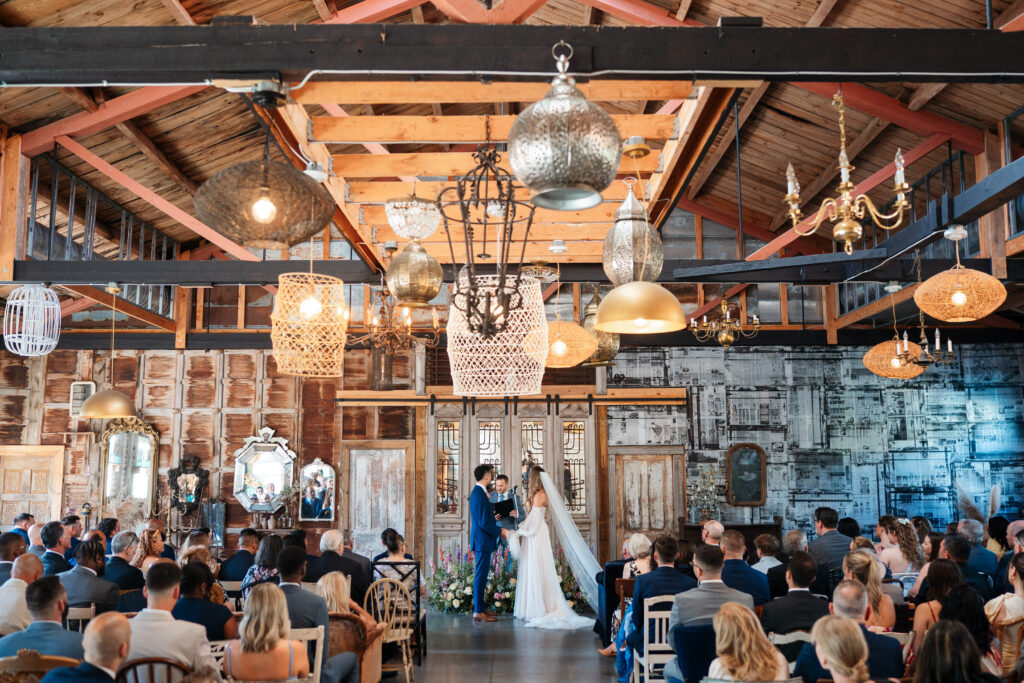 A unique wedding at Everly at Railroad in Tuckahoe, New Jersey.