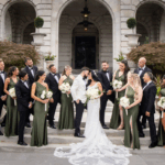 Maddy Cretella, whose parents own By Landmark, wed at Elkins Estate in Pennsylvania.