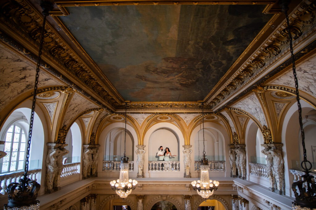 Maddy Cretella, whose parents own By Landmark, wed at Elkins Estate in Pennsylvania.