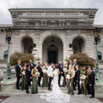 Maddy Cretella, whose parents own By Landmark, wed at Elkins Estate in Pennsylvania.