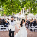 Maddy Cretella, whose parents own By Landmark, wed at Elkins Estate in Pennsylvania.