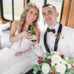 A Christmas-themed wedding at Olde Mill Inn in Basking Ridge, New Jersey.