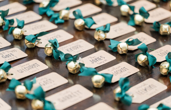 The wedding of Santa Showed Up at This Wedding That Looked Like a Hallmark Christmas Movie A Christmas-themed wedding at Olde Mill Inn in Basking Ridge, New Jersey. Gallery 5