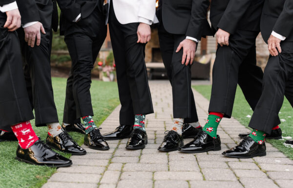 The wedding of Santa Showed Up at This Wedding That Looked Like a Hallmark Christmas Movie A Christmas-themed wedding at Olde Mill Inn in Basking Ridge, New Jersey. Gallery 3