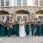 A Christmas-themed wedding at Olde Mill Inn in Basking Ridge, New Jersey.