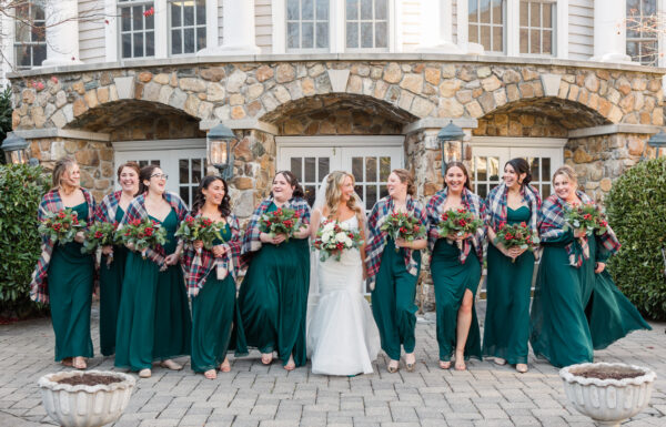 The wedding of Santa Showed Up at This Wedding That Looked Like a Hallmark Christmas Movie A Christmas-themed wedding at Olde Mill Inn in Basking Ridge, New Jersey. Gallery 2