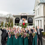 A Christmas-themed wedding at Olde Mill Inn in Basking Ridge, New Jersey.
