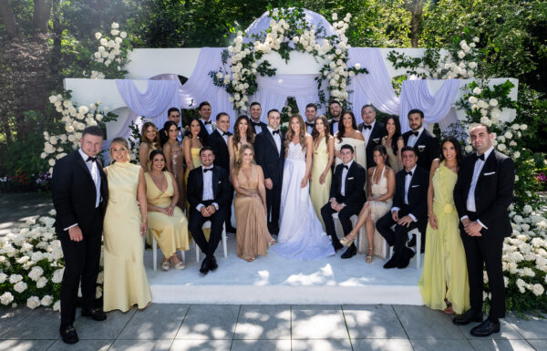 The wedding of A Timeless Summer Wedding For This Bride Whose Family Owns Crystal Plaza An elaborate Crystal Plaza wedding in Livingston, New Jersey. Gallery 13