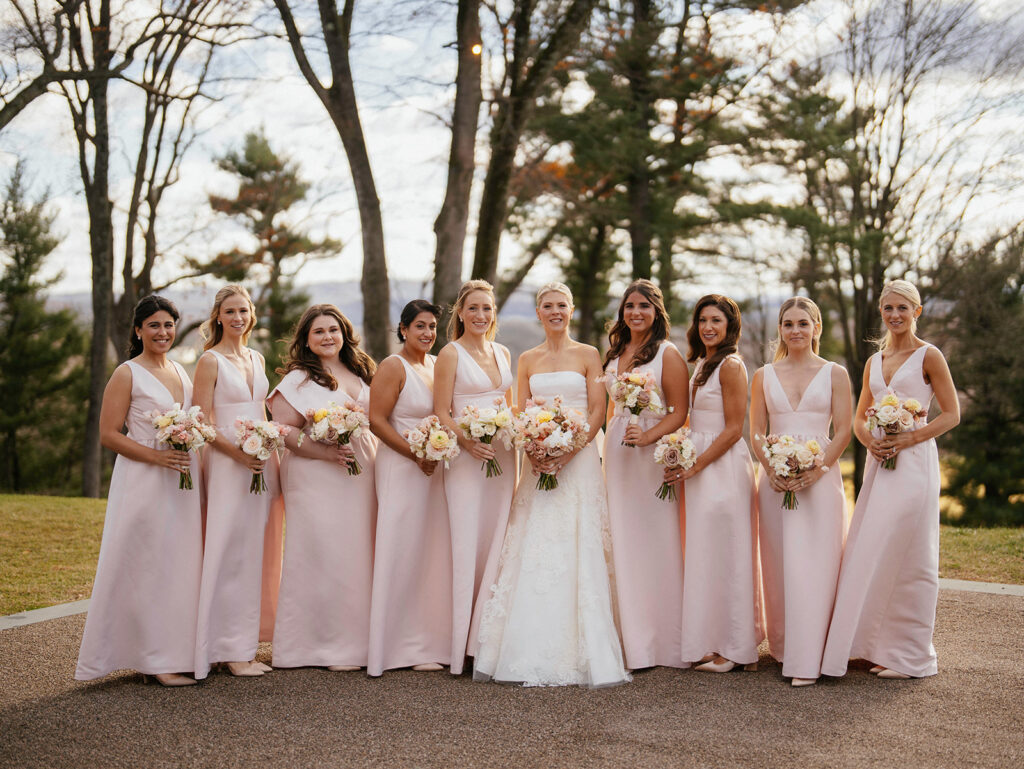 An elegant wedding at Pendry Natirar in New Jersey.