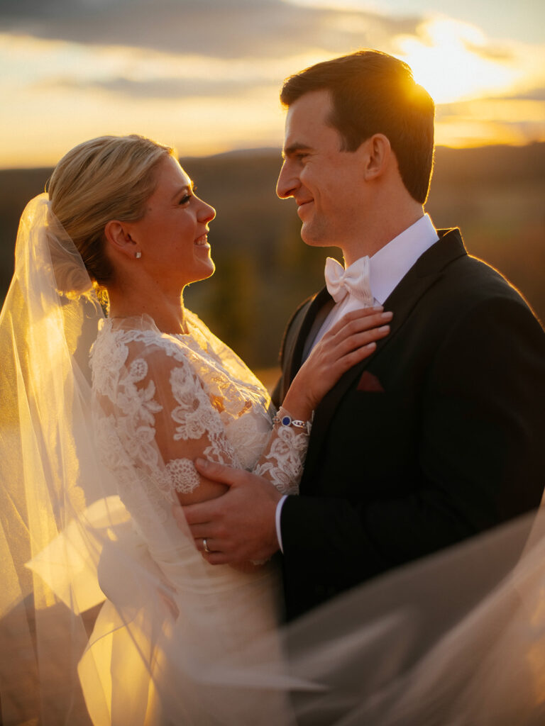 An elegant wedding at Pendry Natirar in New Jersey.