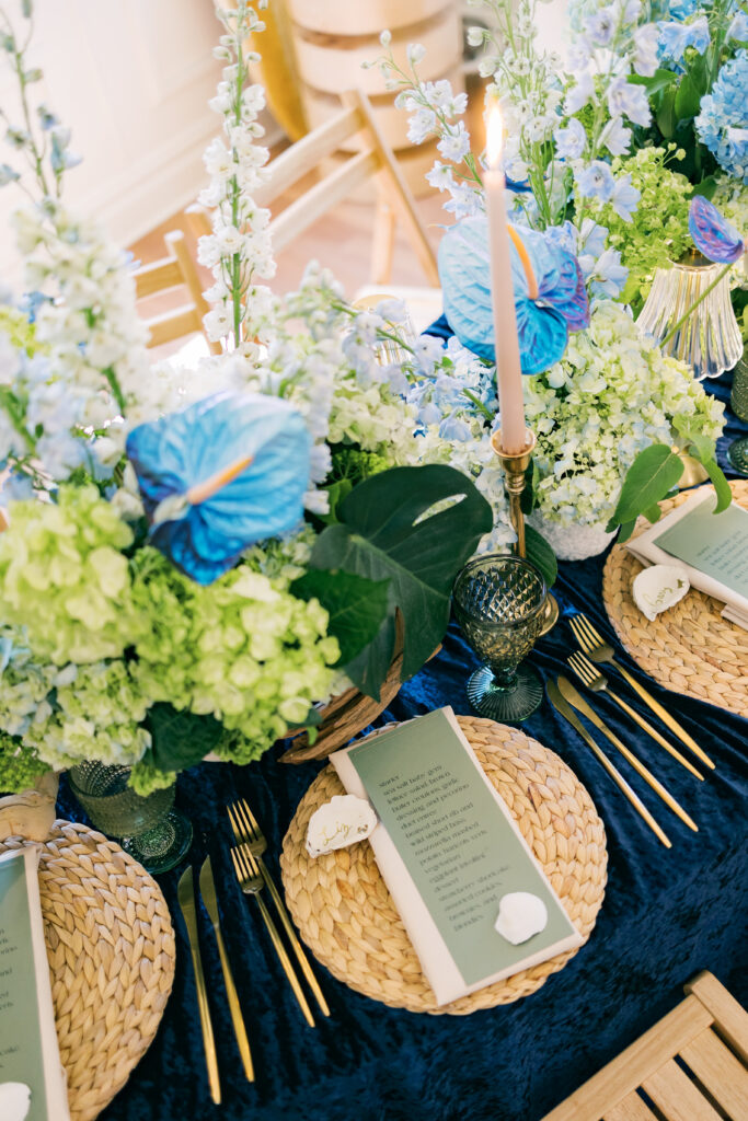 A styled shoot at Coastal Chateau in Ocean City, New Jersey.