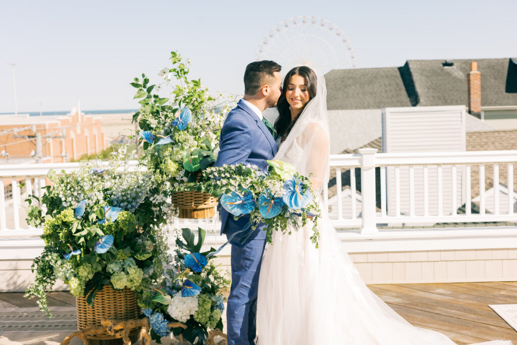 A styled shoot at Coastal Chateau in Ocean City, New Jersey.