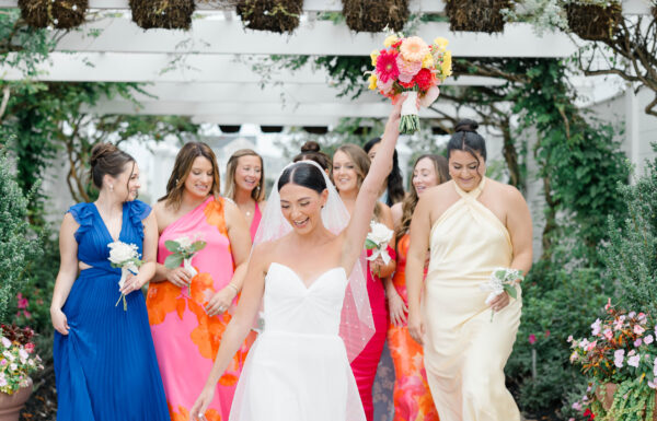 The wedding of A Coastal Wedding With Vibrant Colors & Meaningful Details A wedding at Bonnet Island Estate. Gallery 1