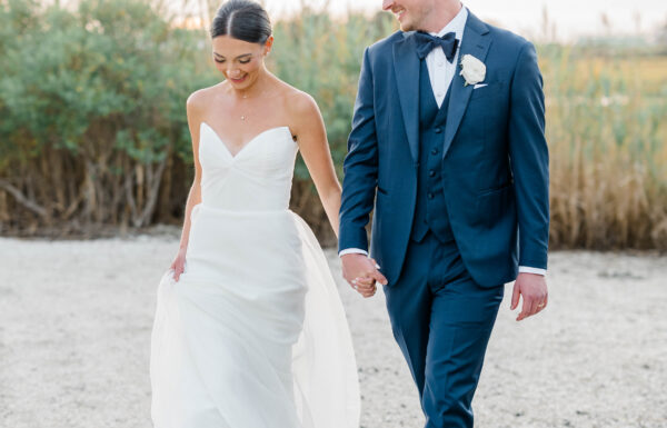 The wedding of A Coastal Wedding With Vibrant Colors & Meaningful Details A wedding at Bonnet Island Estate. Gallery 11