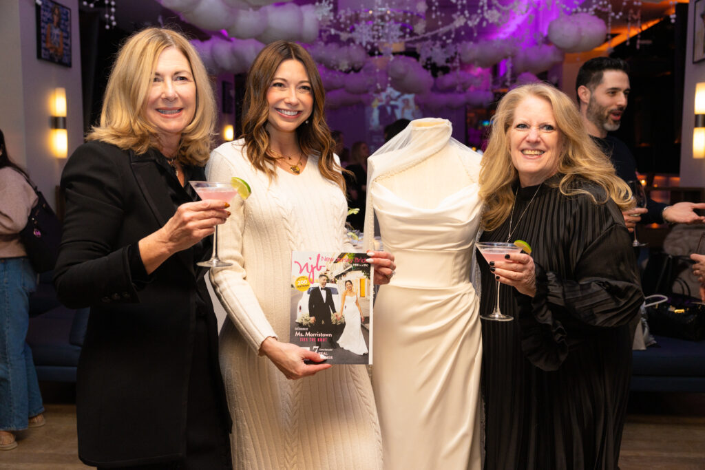 New Jersey Bride revealed its latest cover, featuring the wedding of local influencer Ms. Morristown, during at party at 1776 in Morristown.