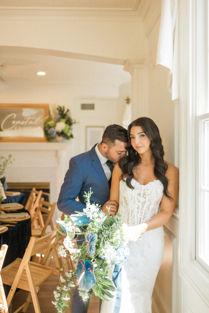 A styled shoot at Coastal Chateau in Ocean City, New Jersey.