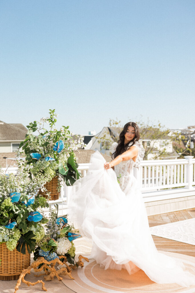 A styled shoot at Coastal Chateau in Ocean City, New Jersey.