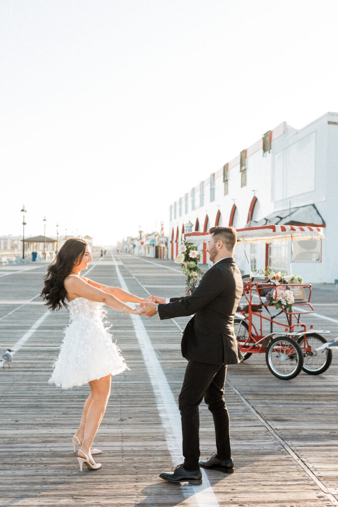 A styled shoot at Coastal Chateau in Ocean City, New Jersey.