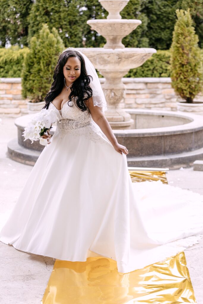 A Crystal Ballroom wedding.