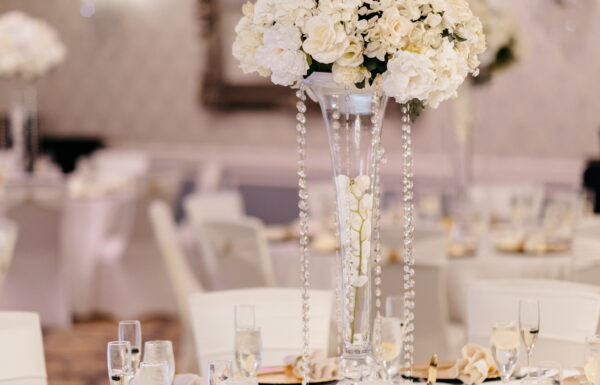 The wedding of The First Venue They Toured Was The Perfect One For Their ‘Royal Elegance’ Wedding A Crystal Ballroom wedding. Gallery 0