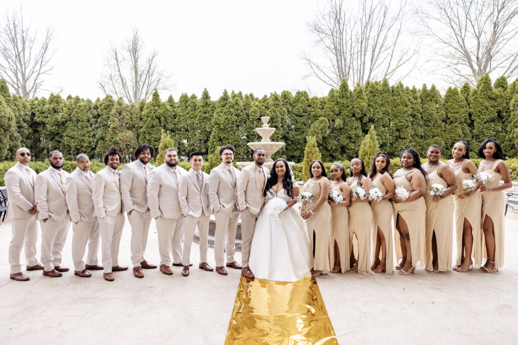 A Crystal Ballroom wedding.