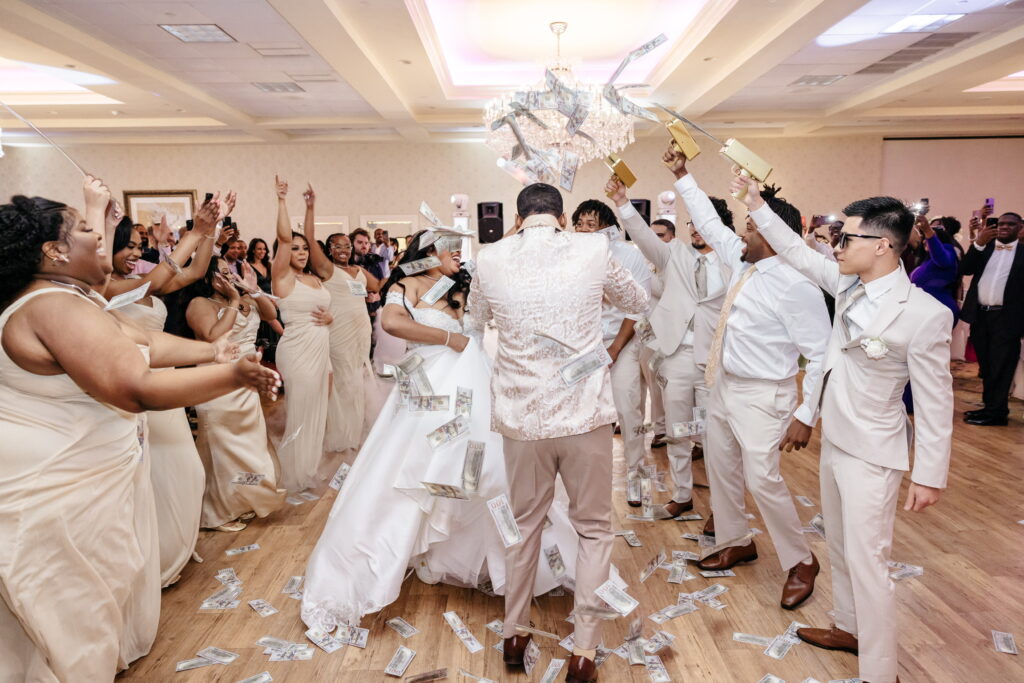 A Crystal Ballroom wedding.
