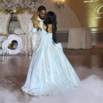 A Crystal Ballroom wedding.