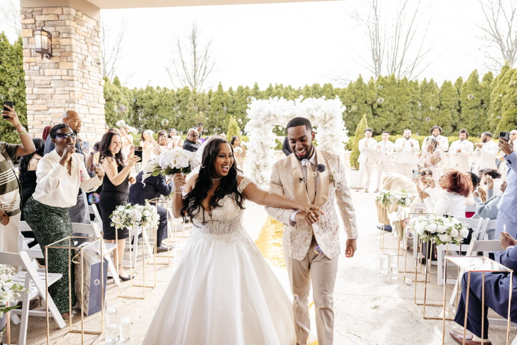 A Crystal Ballroom wedding.