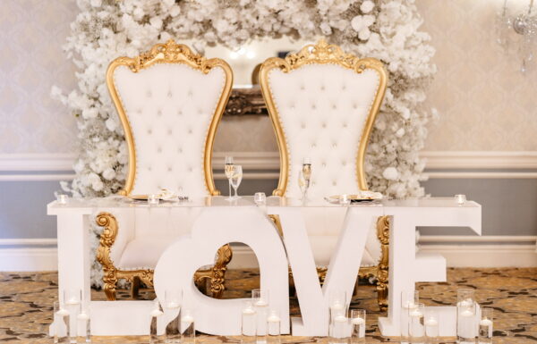 The wedding of The First Venue They Toured Was The Perfect One For Their ‘Royal Elegance’ Wedding A Crystal Ballroom wedding. Gallery 10