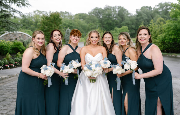 The wedding of A Southern Charm-Style Wedding With Pops of Pale Blue A wedding at the Mansion at Mountain Lakes. Gallery 1